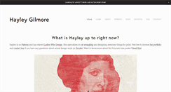 Desktop Screenshot of hayleygilmore.com