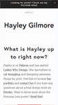 Mobile Screenshot of hayleygilmore.com